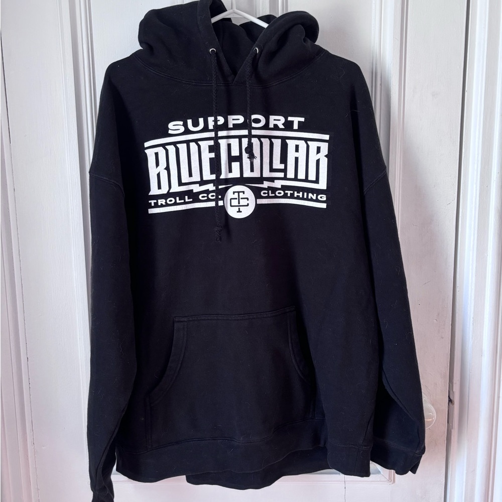 Troll Co. Clothing Men’s SBC Billboard Hoodie in Black Size 3XL